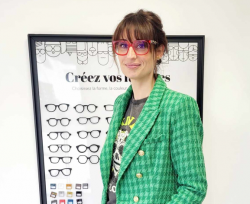Opticien pour réaliser un test de vue